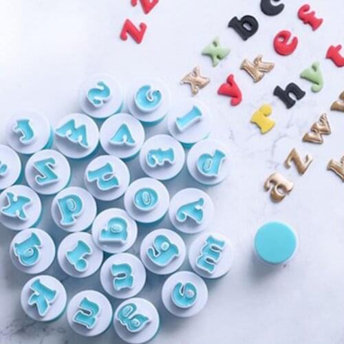 YOMDID Cake Printing Molds Alphabet Numbers Mold Set Molds For Baking Cookie Cake Mold Dessert Decorating Tools Kitchen Bakeware