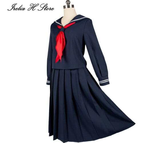 Fate/Grand Orde Cosplay FGO Joan of Arc Sailor suit summer dress cosplay costume spectacles top dress