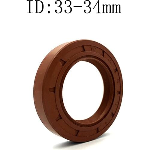 1PC ID 32Mm 33/34*44*50*52*72*7/8/10MM High Temperature Gasket Acid Resistance Fluorine Rubber Skeleton Oil Seal