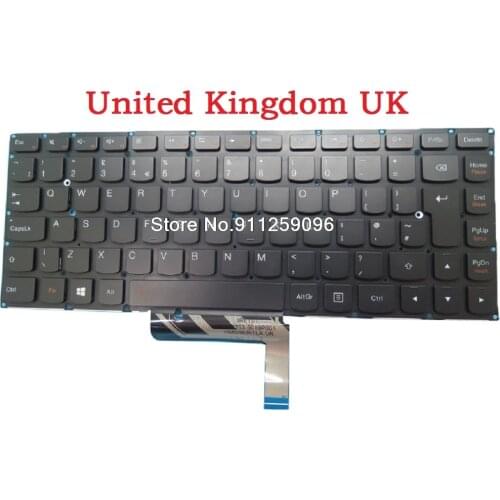 Laptop Keyboard For Lenovo YOGA 4 PRO 900-13ISK 900S-13ISK Japanese JP UK English US Belgium BE Germany GR SN20H55988 SN20H56041