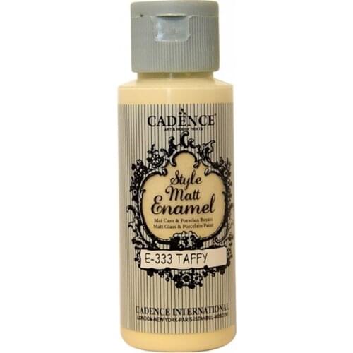 Cadence Style Mat Enamel Glass Paint 333-Taffy 59ml (Porcelain-Se