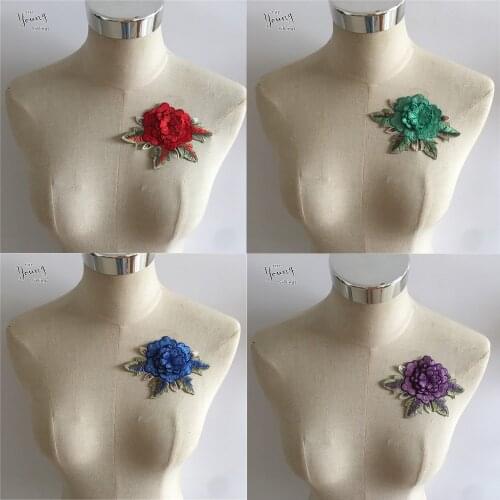 Hot sale Flower floral Lace Collar Fashion Sewing Fabric Accessories Decorate Supplies craft Venise Applique Costume YL310-YL442