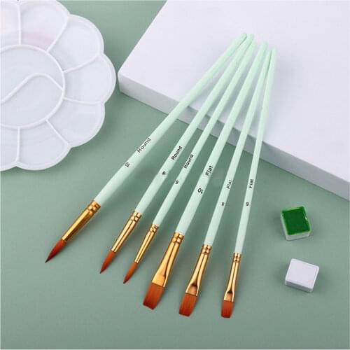 3pcs set Artist Paint Brush nylonhair hook linepen painting brush DIY art supplies Art Stationery watercolor painting pens