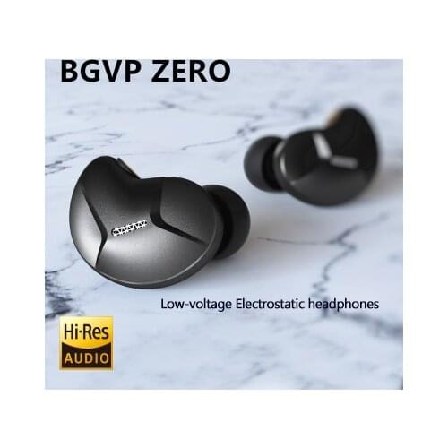 BGVP ZERO Static Headphones HIFI In-ear Moving-coil Earplugs Running Motion Line Control Bass Headphones Wired High Quality