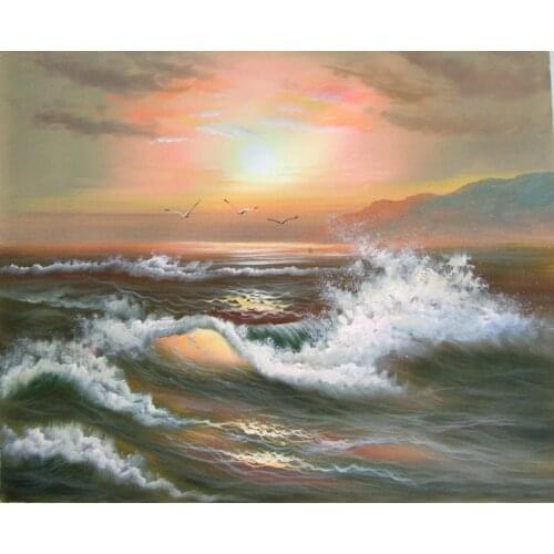 New Embroidery Counted Cross Stitch Kits Needlework - Crafts 14 ct DMC DIY Arts Handmade Decor Scenery F