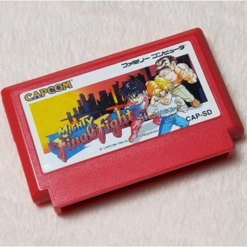 Original 8bit game card : MIGHTY Final Fight ( Japan Version!! cartridge ONLY!! )
