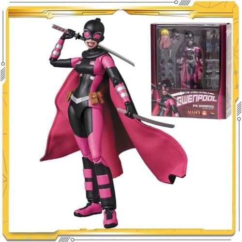 Original Marvel Comics Deadpool Gwenpool Model Toy Action Figures Toys For Children Gift