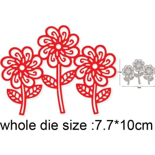 Craft dies Christmas Flower Leaf Metal Cutting Dies Stencils Dies for DIY Scrapbooking dies Album Paper Card Embossing Dies Cuts