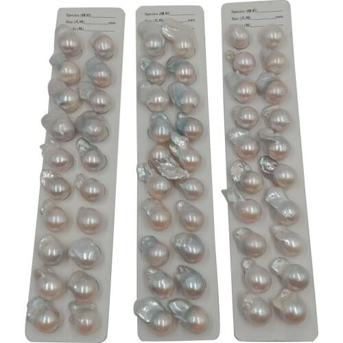 High quality in earring paired 2 pcs/lot,L19-27mm big,KESHI baroque pearl,100% nature freshwater baroque pearl.half hole drilled
