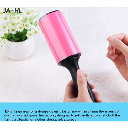 Pet Hair Fluff Cleaner Remover Brush Reusable Random Color Washable Roller Lint Removers Sticky Picker