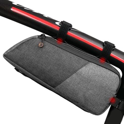 Outdoor Bike Bicycle Cycling Bag Front Tube Frame Phone Waterproof Bicycle Bags Triangle Pouch Frame Holder Bike Accessories
