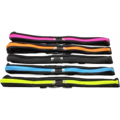 Ultra-thin Invisible Running Belt Bag Waterproof Waist Fanny Pack Sweatproof Rainproof Mobile Phone Pouch for Hiking N0PC