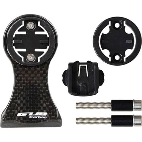 GUB Carbon Fiber Bicycle Computer Mount Bike Stem Extender Handlebar Torch Holder Cycling Camera Mount For Garmin Bryton Cateye