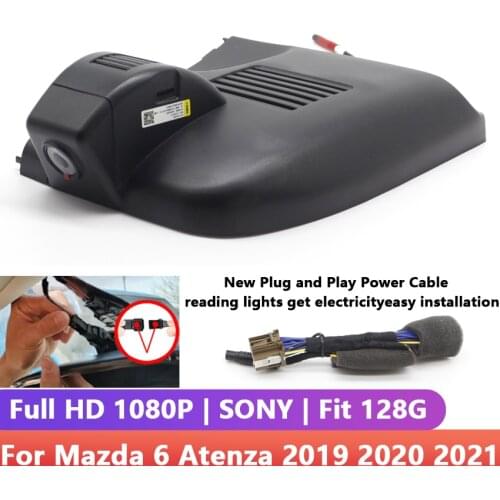 HD 1080P Plug and play Car DVR Wifi Video Recorder Dash Cam Camera Control by Mobile Phone App For Mazda 6 Atenza 2019 2020 2021