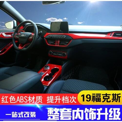 High-quality ABS Car decoration accessories interior trim sequins, dashboard trim For Ford Focus 2019 Car-styling car covers