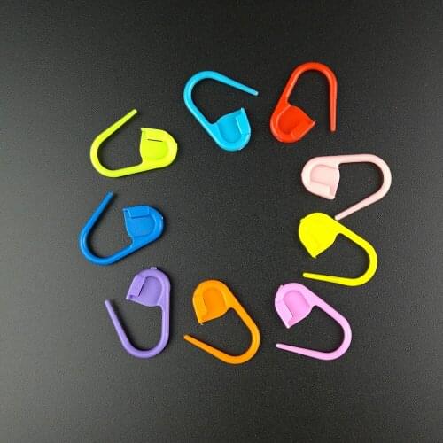 50pcs Plastic Markers Holder Needle Clip knitting needles Crochet Locking Stitch Holder Nappy/Card Sewing Pin cross-stitch Tool