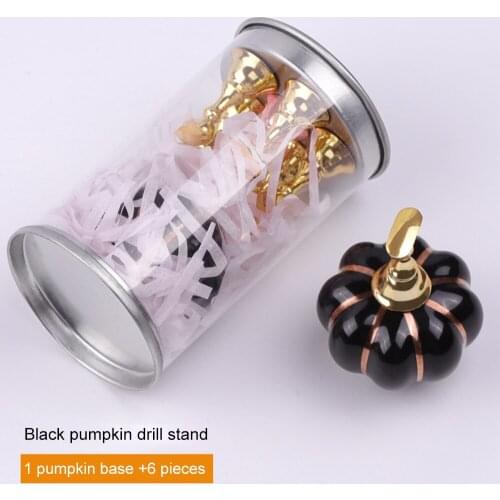 1Pc Magnetic Nail Holder + 5 Tips Practice Training Display Stand Crystal Holders Alloy False Nails Showing Shelf Manicure Tools