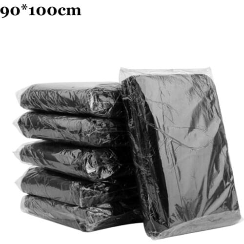 10PS 90x100cm Kitchen Garbage Bags HDPE Pressure Bag Waterproof Storage Plastic Bags Outdoor & Home Garbage Bag Large Packaging