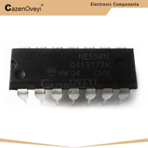 10pcs/lot NE556N NE556 DIP-14 In Stock