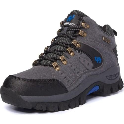 2021 Outdoor Mountain Desert Climbing shoes Men Women Ankle Hiking Boots Fashion Classic Couples Plus Size 47 Trekking Footwear