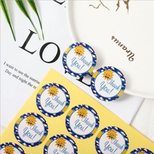 Free shipping 1200pcs/pack Creative blue Sticker Decoration DIYScrapbooking Label Sticker Cute seal sticker