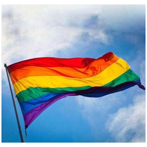 Large Rainbow Flag Gay Pride Banner Striped Pennant Large Event Sign 4x6 Foot Polyester Party decorations
