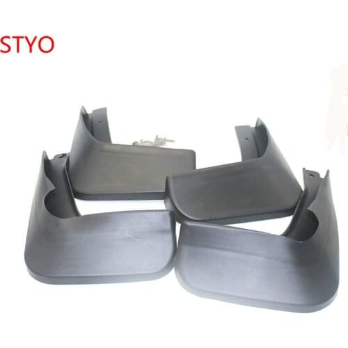 STYO Car Mud Flaps Splash Guards fender mudguards for VW POLO Hatchback 2014-2015