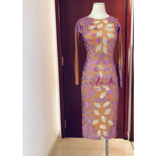 KAKA Women Dance Wear,Girls Latin Dress,Salsa Dress Tango Samba Rumba Chacha Dress,Dance Latin dress