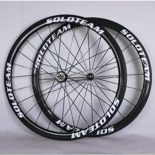 Soloteam wheels 38mm Clincher carbon wheels 700C road bike full carbon wheelset width 23mm 25mm bicycle wheels