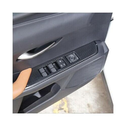 LHD Inner Door Armrest Window Lift Cover 4pcs For Lexus UX UX200 UX250h 18-20