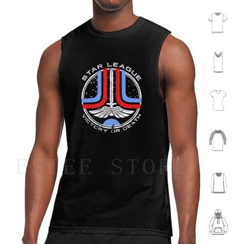The Last Starfighter Inspired Star League Logo Tank Tops Vest Last Starfighter Star League Or Death Mobile Infantry Flag