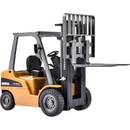 HUINA 1/50 Model Engineering Car Toy Alloy Diecast Forklift Truck Vehicles Car Toy