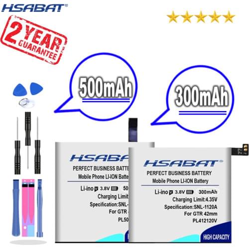 New Arrival [ HSABAT ] 300mAh PL412120V Replacement Battery for AMAZFIT GTR 42mm