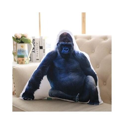 3D Dimensional pillow simulation oranguta plush toy large 55x45cm throw pillow,sofa cushion present Xmas gift 0620