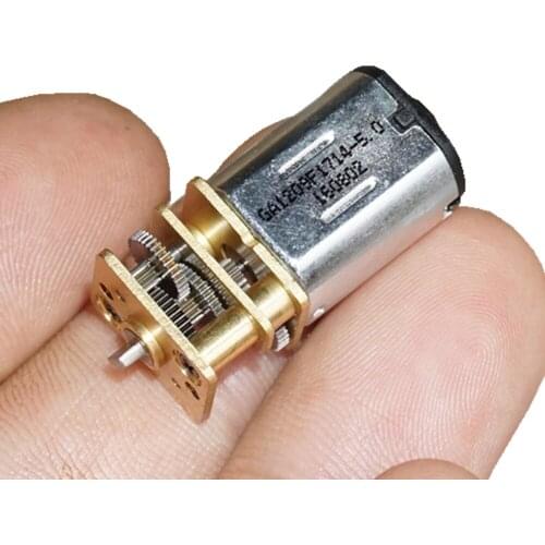 One word axis N20 precision miniature geared motor 3-5V Electronic lock for airplane landing gear toy