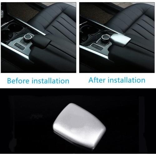Car Styling Central Armrest Box Switch Trim Covers Fit For Mercedes Benz E Class W212 CLS Auto Interior Accessories