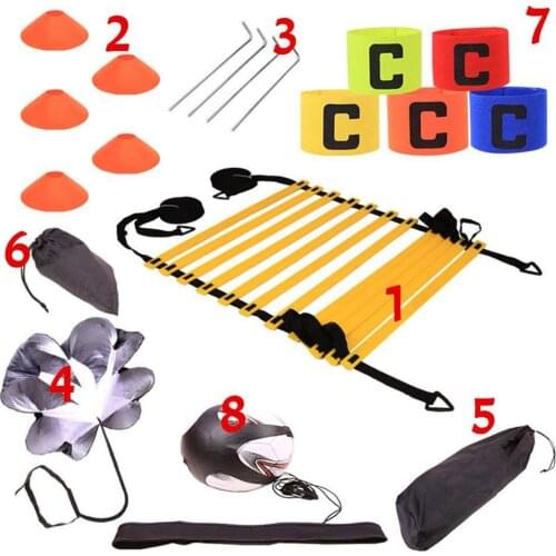 Outdoor Indoor Adjustable Agility Training Ladder For Fitness MMA Agile Pace Boxing Soccer Football Training Ladder Speed Ladder