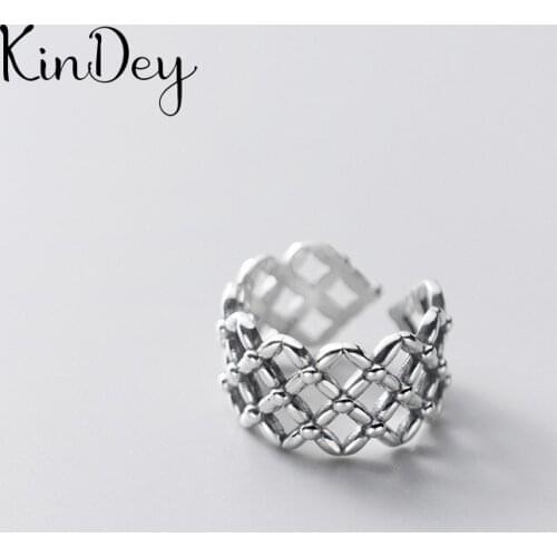 Luxury Brand Big Hollow Rings For Women Wedding Engagement Charm Knuckle Rings Men Vintage Jewelry Romantic Party Gift