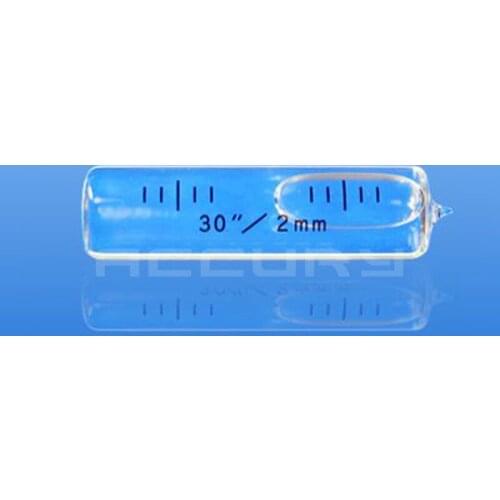 High Precision spirit level 30"/2mm 12*46mm Glass Tube Level bubble vials Glass scale Accessories for measuring instrument