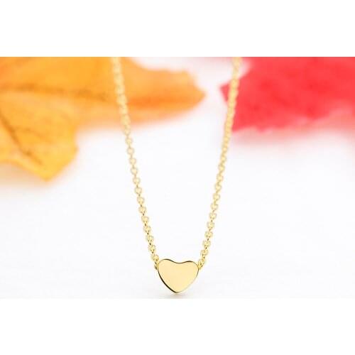 Women Jewelry Gold Heart Statement Necklace For Women Collares Jewelry Gold Chain Choker Valentines Day Gift