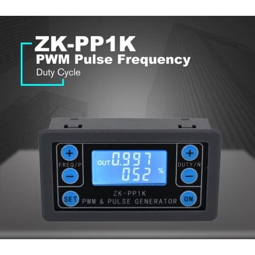 ZK-PP1K PWM Pulse Frequency Duty Cycle Adjustable Module Square Wave Rectangular Wave Signal Function Generator