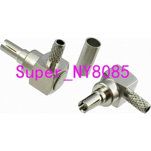 1Pcs CONNECTOR CRC9 Male Plug Right Angle Crimp RG174 RG316 LMR100 Cable FOR 3G MODEM