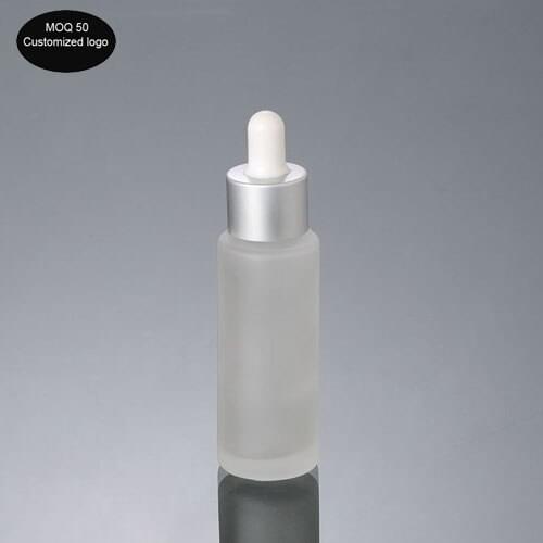 20ml 25ml 30ml 200pcs/lot frosted/matte glass bottle essential oils bottle,glass dropper bottles for essence skin care product