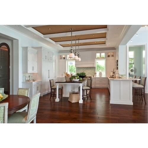 2017 customized made retail solid wood kitchen cabinets discount traditional wooden cabinets with island cabinet S1606150