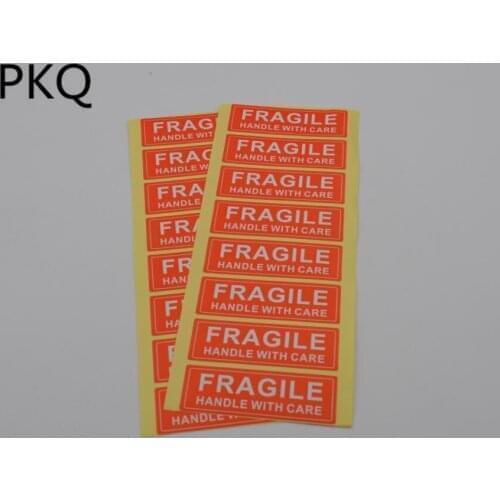 240pcs 7.5*2.5CM FRAGILE Handle With Care Label Sticker Fragile Warning Label Sticker Up and Handle With Care Label