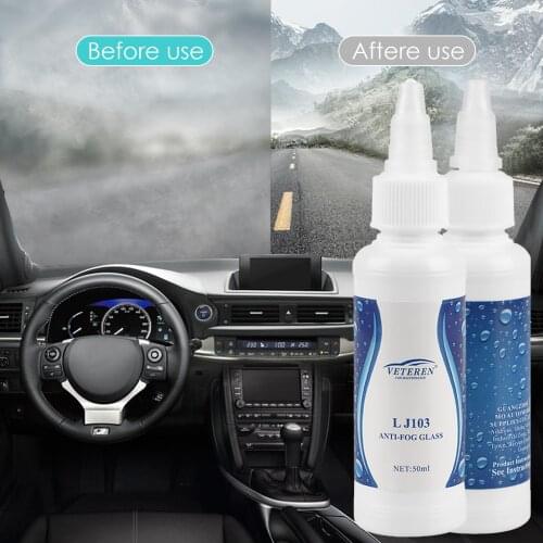 50ML Car Window Spray Anti-fogging Agent for Automobile Glass for Windows Mirrors Eyewear Lenses Glasses Swim Goggles Dropship