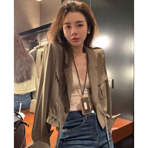 Женские короткие куртки Aisukurimu China At AliExpress