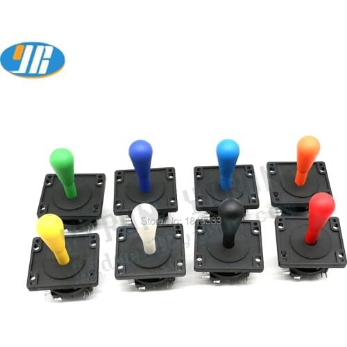 New arrival American joystick HAPP Style 4 / 8 Way Joystick Arcade Rocker Durable Arcade Stick 8 colors Topball available