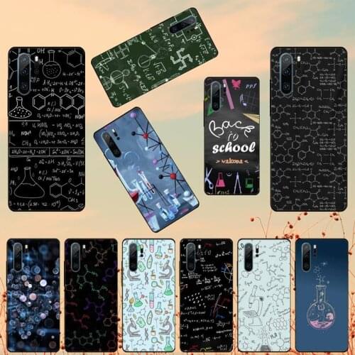 Chemical instrument formula Phone Case For Huawei Honor view 7a5.45inch 7c5.7inch 8x 8a 8c 9 9x 10 20 10i 20i lite pro