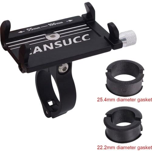 Mountain Bicycle Scooter Aluminum Alloy Mobile Phone Holder MTB Bike Bracket Cell Phone Stand Support Cycling Accessories